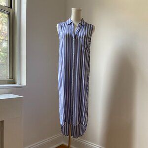 Rails Pinstripe Button-Down Dress